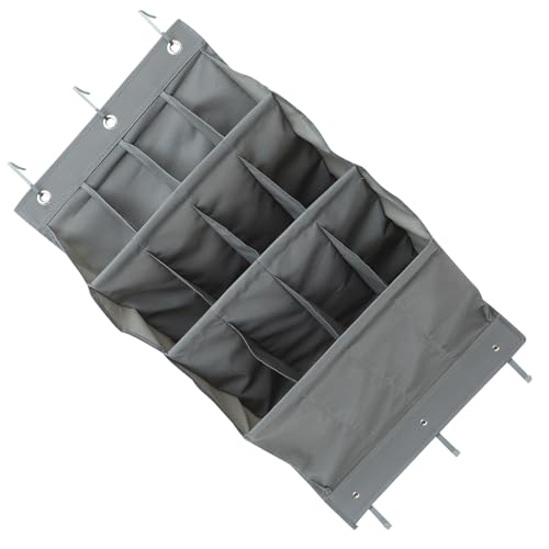 jojofuny Bolsa de Almacenamiento Colgante para Puerta de Oxford Múltiples Bolsillos, Organizador Práctico sin Montaje para Oficina y Baño, Gran Capacidad y Diseño Multi-capa