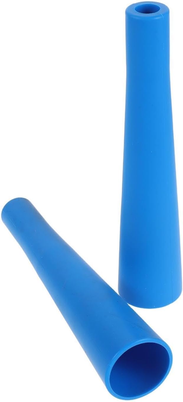 Baseball Batting Tee Topper Blue 2pcs Rubber Ball Rest Cup | Replacement Hitting Tee Accessory, Training and Outdoor Use, Quick Installation, Wear-resistant Rubber