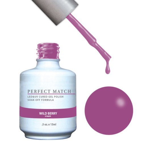 Le Chat Perfect Match Uv Gel/Polish Combo - /Mermaids Treasures/Risti Retreat/Floral Fantasy, Wild Berry
