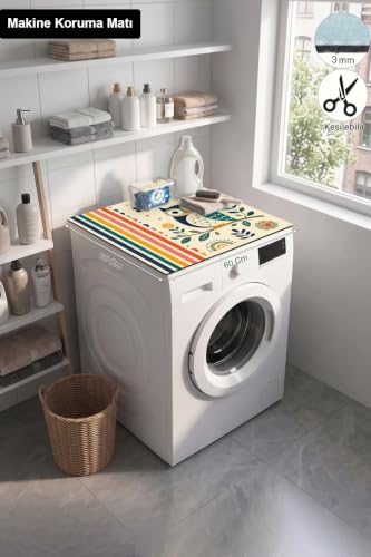 Valerine Life Çamaşır Kurutma Makinesi Üstü Düzenleyici Matı Sıvı Geçirmez Örtü (27CMD260324)