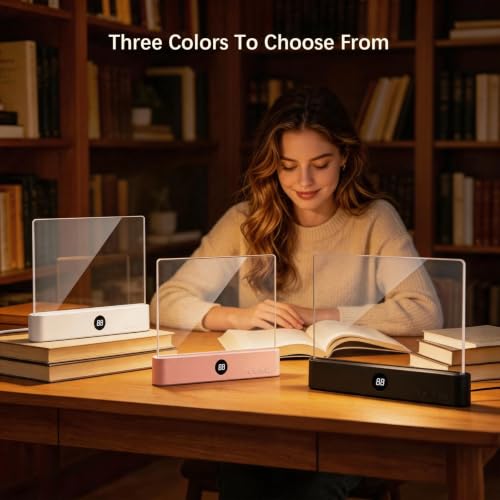 Luz de lectura recargable para leer en la cama por la noche sin molestar con brillo regulable 6