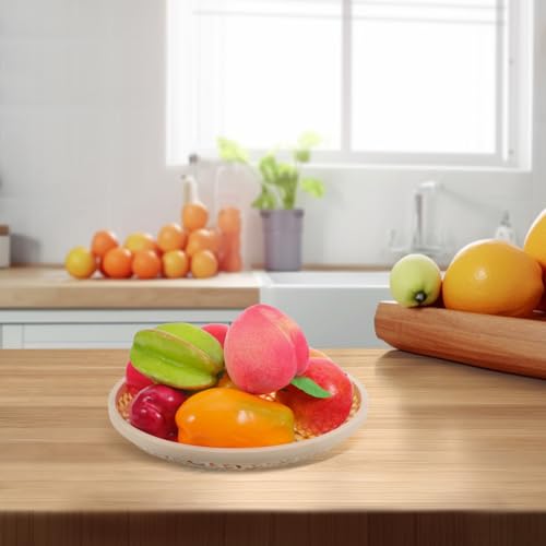 Cesta de pared plana para decoración de cocina y centro de mesa para alimentos 4