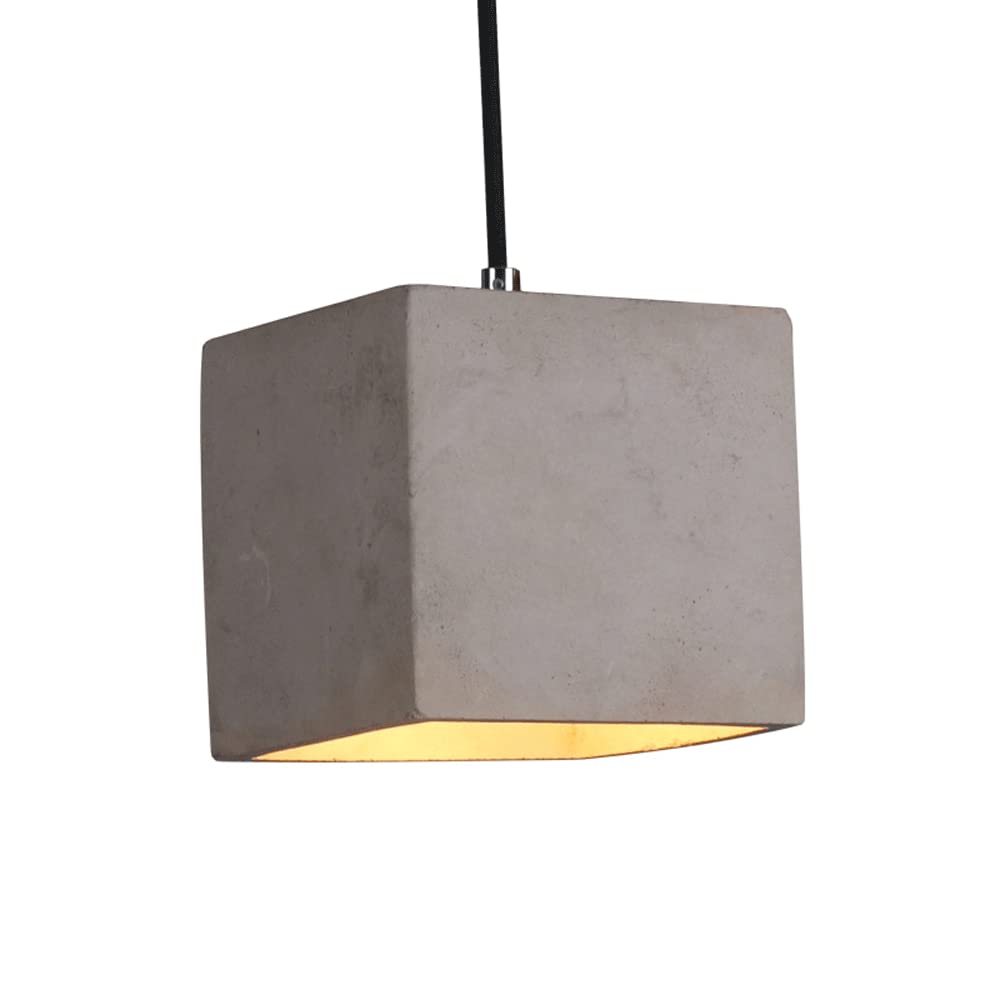 Plafonnier suspendu terrazzo carré 15x15cm suspension LED salon et chambre