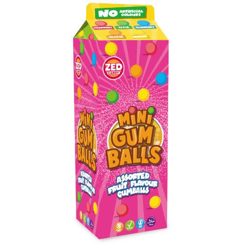 Mini Gumball Bubble Gum 400g Carton