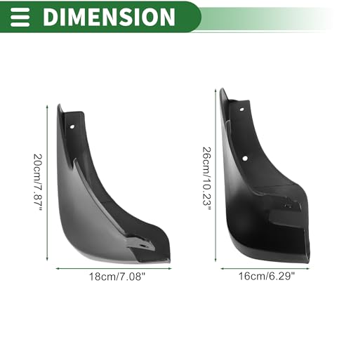 Image of Mud Flaps Splash Guards Mud Guards for Infiniti G Series（Q50）2010-2014 W /Mount Accessories