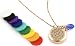 1 Rose Gold Essential Oil Diffuser Necklace - Aromatherapy Jewelry - Hypoallergenic 316L Surgical Grade Stainless Steel, 20.8" Chain + 9 Washable Insert Pads + Charms