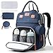 Huracan Baby Wickelrucksack Rucksack, Wickeltasche mit bettfunktion, Gro&szlig;er Multifunktionale Diaper Bag Windelrucksack Mit Wickelunterlage, Kinderwagen-Haken, Isoliertasche Wasserdicht, f&uuml;r Mama Papa