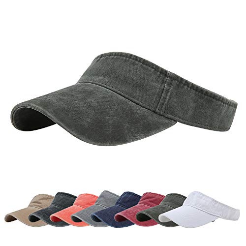 Sport Sun Visor Hats Cotton Ball Caps Empty Top Baseball Sun Cap For Men Women Army Green #TOP1