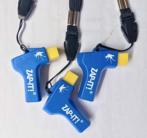 ZAP-IT! Soulagement des piqûres de moustiques - Action rapide, anti-démangeaisons Zapper + dispositif sans produits chimiques pour réduire les démangeaisons et l'enflure (paquet de 3)