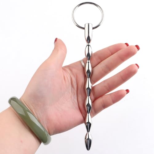 Tige métallique lisse en forme d'œil de cheval, outil de nettoyage de l'urètre masculin, conception à languette-FRRM21 (Style A)