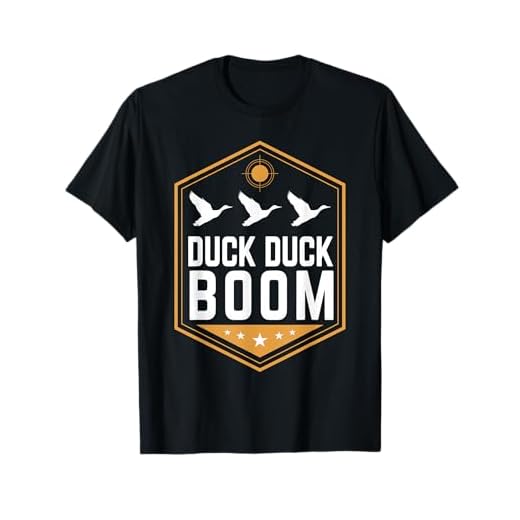 Duck Hunting T-Shirts Funny Duck Duck Boom Graphic Gear T-Shirt