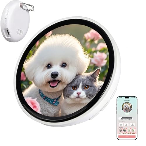 Digital Badge Pin with 1.85 Inch Touchscreen, Customizable Anime Pins