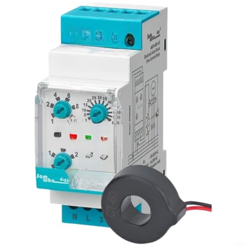 Relé de subtensión AKR-03D-V2 con autorrestablecimiento para proteger cuadros