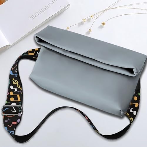 Image of Jeiento Wide Purse Strap Wide Shoulder Strap Adjustable Replacement Belt Soft Guitar Shoulder Straps for Women Girls Gifts