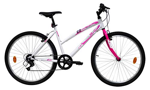 VTT 26'' Femme - 18 Vitesses - POIGNEES TOURNANTES - Freins V-Brake