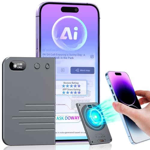AI Voice Recorder, Transcribe, Summarize: Note Voice Recorder with APP Control, 64GB Memory, AI...