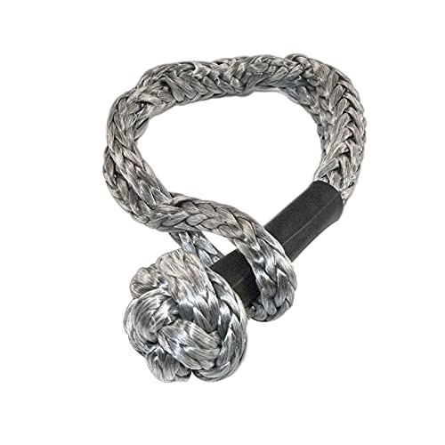 King-Pro Recovery Ring 7/16"X20" Soft Shackle 35,000Lbs Breaking Strength With Snatch Ring 45,000Lbs For Full-Size Truck Large Suvs Offroad Vehicels 1-Pack (Red-Black) #TOP4