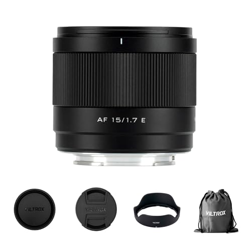 Image of VILTROX 15mm F1.7 E Lens for Sony E-Mount, AF 15mm f /1.7 Ultra Wide Angle Autofocus APS-C E Lens Compatible with Sony a6300 a6400 a6500 a6600 ZV-E10 FX30 A6700 ZV-E10II a7Ⅲ a7RⅢ a7Ⅳ a7RⅣ a9 a1