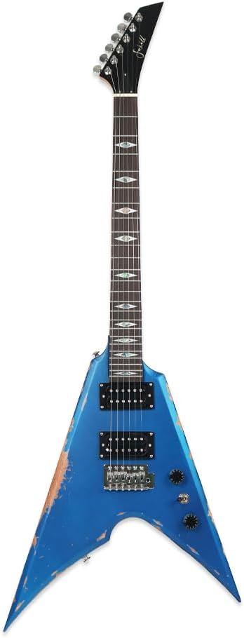 Light Relic Solid Body Full Size Canadian Maple Neck Genuine Rosewood Fretboard Fingerboard Mahoghany Body Electric Guitar(FHM-601RMB)