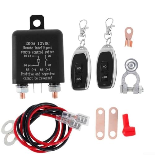 Aislador de batería de 12V 200A con mando a distancia para coches y caravanas 2