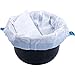 Medokare Commode Liners with Absorbent Pad, 24 Liners - Fits Any Standard Bedside Commode Bucket Potty or Toilet Commode Pail – Disposable Commode Liners for an Adult Commode Chair