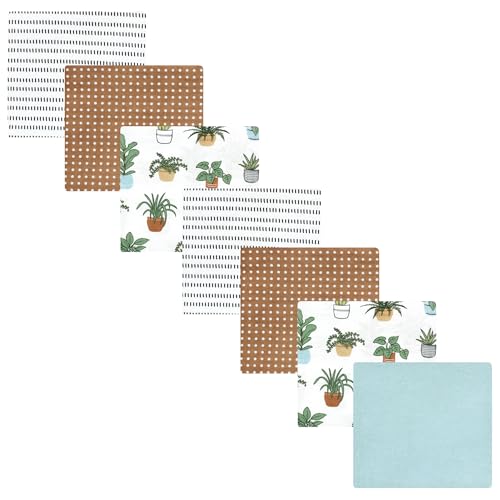 Image of Luvable Friends Little Treasure Flannel Receiving Blankets 7pk