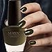 Maya Cosmetics nail polish gift set (Gold gift box (3), Maya Nail Lacquer (Olive You). Breathable, Halal, Made in The USA)