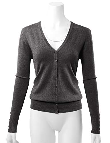 Image of Allsense Women's Long-Sleeve V-Neck Cardigan Sweater | Button Down, Lightweight Soft Knit