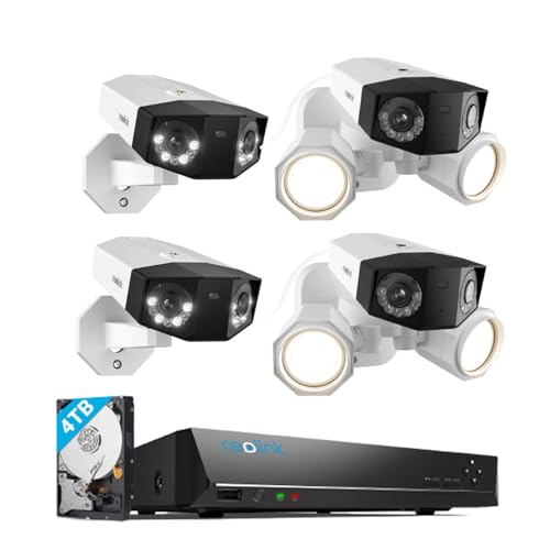 REOLINK 4K PoE System—180° Ultra-Wide AI Detection