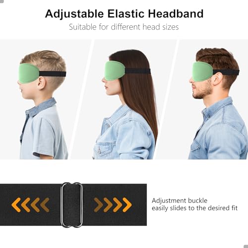 Miniatura 8 de Gritin 100 Anti-Luz Antifaz Para Dormir, Máscara Dormir Para Mujer Y Hombre, Sin Presión Ocular Para Durmientes De Lado - Con Correa Ajustable Y Tapones, Ultrasuave Y Cómodo Para Dormir, Viajar
