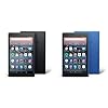 Fire HD 8 Tablet 2-pack | 10.1″ 1080p Full HD Display, 16 GB, Black & Blue