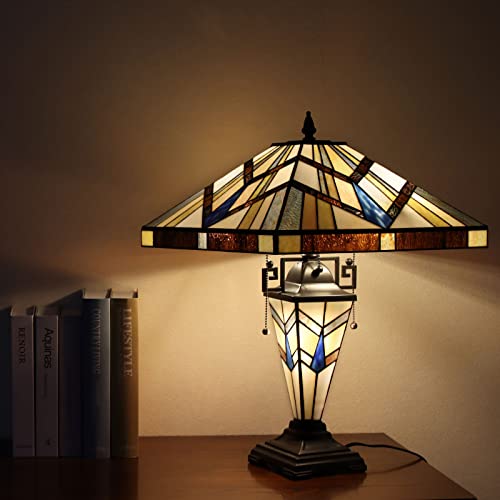 Capulina Tiffany Table Lamp 3-Light 16