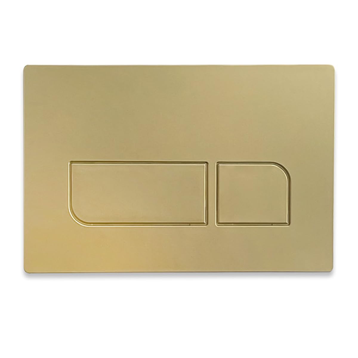 Toilet Dual Flush Plate for Geberit Concealed Cistern - Compatible with Sigma 01, 20, 30, 50 and UP300, UP320 Actuator Plates, (Golden)