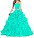 ANTS Women's Pretty Ball Gown Quinceanera Dress Ruffle Prom Dresses