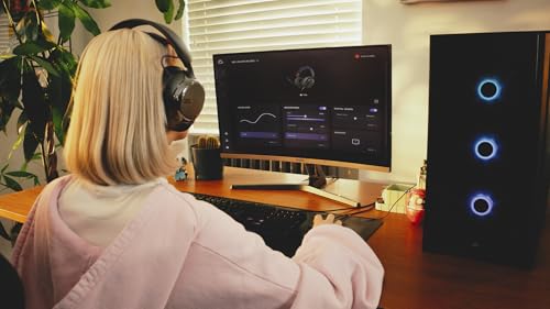 Image of JBL Quantum 250 Wired Over-Ear Gaming Headphones, JBL Quantum Spatial Sound, Noise Cancelling Microphone, 3.5mm Cable, Compatible with Apple /PC /Xbox /PlayStation /Nintendo Switch, Black