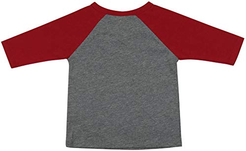 Image of ToBeInStyle Kids Boys Girls Cotton Jersey Contrast Raglan V-Neck Tee T-Shirts