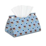 Mosytuky Taschentuchbox-Abdeckung, modernes PU-Leder, rechteckig, für Badezimmer, Wohnzimmer, Schlafzimmer, Büro, Schreibtisch, Auto, Zuhause