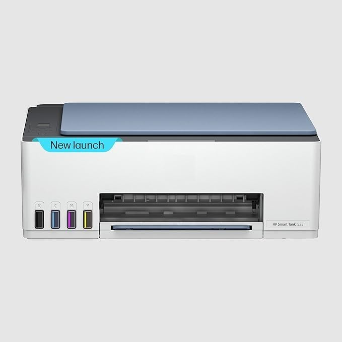 H P S martTank 525 All in one Colour Printer (Upto 6000 Black and 6000 Colour Pages Included in The Box). – Print, Scan & Copy for Office/Home