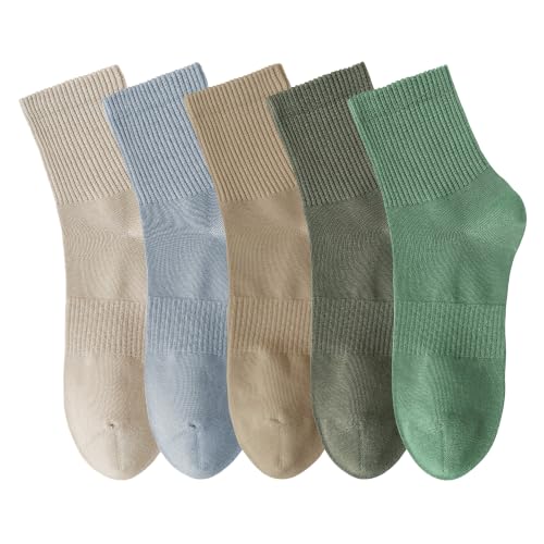 Image of Womens Cotton Anti-Pilling Quarter Crew Socks | Moisture-wicking, Odor-control, Lightweight, Office /gym, 7-pair, US 6-10