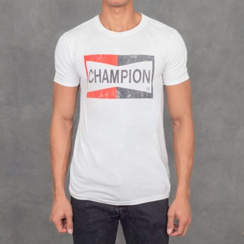 Hollywood Champion Adult White T-Shirt2