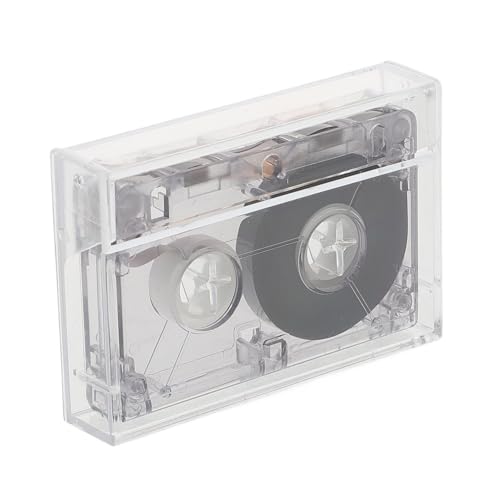 Yardwe Recording Blank Cassette Tape Vintage Wall Decor Audio Tape for Handcraft Projects Rustic Design Case for Home Decoration and