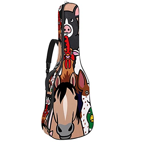 Housse guitare acoustique à fermeture éclair pour vos sorties et voyages