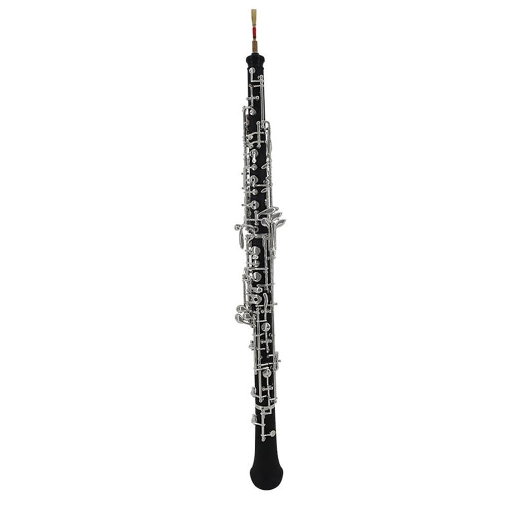 Profesional Oboe C Clave Baquelita Semiautomático/Totalmente automático Oboe Botón Plateado Adulto Grado Profesional Examen Instrumento de Viento de Madera (Size : Fully Automatic)