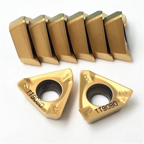 10 piezas insertos de carburo para torneado 3PKT150508R M TT9080 miniatura 2