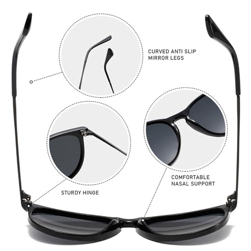 Polarized Sunglasses for Women Retro Round Womens Sunglasses Classic Vintage Designer Style Driving Travel Sun Glasses4