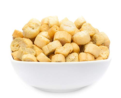 1 x 5.5kg Rosmarin Croutons Semmelwürfel vegetarisch vegan und laktosefrei für Salat Suppe Knabberei