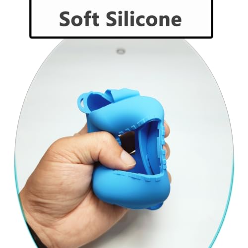 JCHPINE Silicone Cover Case for Bitzee Interactive Toy Digital Pet and Case, Protective Skin Sleeve for Bitzee Virtual Electronic Pets Accessories (for Original 15 Animals) (Blue)