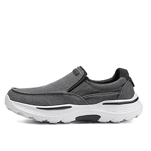 Mens Slip On Shoes Casual Canvas Loafers Lightweight Walking