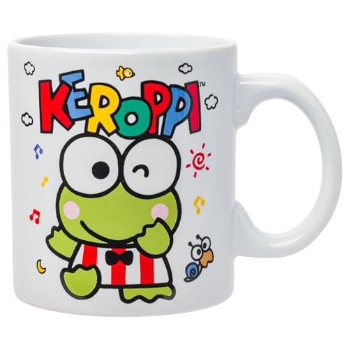 Sanrio Hello Kitty Keroppi Ceramic Mug - 20 Oz, Official Licensed, Cute Frog Design | Gift For Anime Fans, Kids - View #3