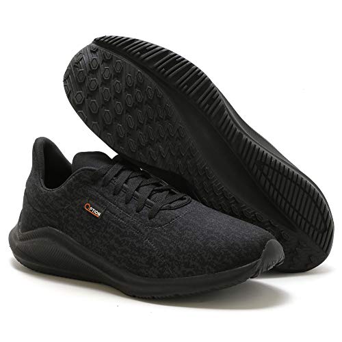 Tênis Masculino Option 5004 Ultra Leve (41, Preto)